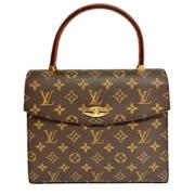 Louis Vuitton Vintage Pre-owned Canvas handvskor Brown, Dam