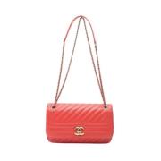 Chanel Vintage Pre-owned Laeder chanel-vskor Red, Dam