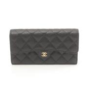 Chanel Vintage Pre-owned Laeder plnbcker Black, Dam