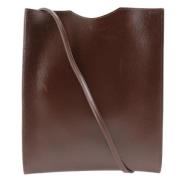 Hermès Vintage Pre-owned Laeder crossbodyvskor Brown, Dam