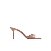 Paris Texas Rosa Lack Stilettto Mulor Beige, Dam