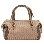 Bottega Veneta Vintage Pre-owned Laeder handvskor Beige, Dam