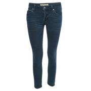 Burberry Vintage Pre-owned Denim jeans Blue, Dam