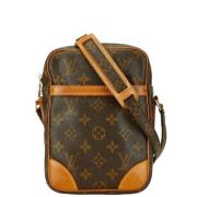 Louis Vuitton Vintage Pre-owned Canvas axelremsvskor Brown, Dam