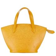 Louis Vuitton Vintage Pre-owned Laeder handvskor Yellow, Dam