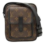 Louis Vuitton Vintage Pre-owned Canvas axelremsvskor Brown, Herr