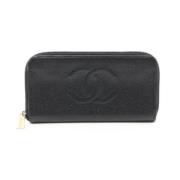 Chanel Vintage Pre-owned Laeder plnbcker Black, Dam