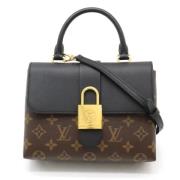 Louis Vuitton Vintage Pre-owned Canvas handvskor Black, Dam