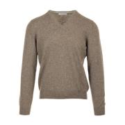 Gran Sasso Stilren Pullover Sweater Brown, Herr