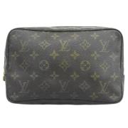 Louis Vuitton Vintage Pre-owned Canvas kuvertvskor Brown, Dam