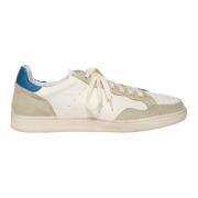 Elia Maurizi Vintage Vit Taupe Mocka Sneaker Multicolor, Herr