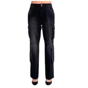 Dondup Klassiska Denim Jeans för Vardagsbruk Black, Dam