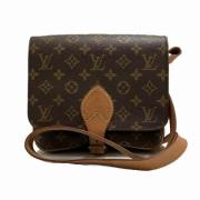 Louis Vuitton Vintage Pre-owned Canvas axelremsvskor Brown, Dam