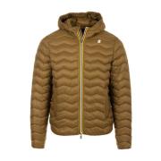 K-Way Quiltade Varm Jackor Brown, Herr