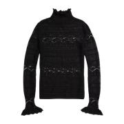 Ralph Lauren Svart spetstopp Black, Dam