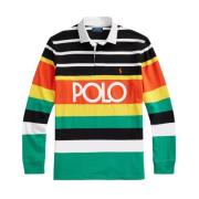 Ralph Lauren Färgglad långärmad i ränder Classic Fit Multicolor, Herr