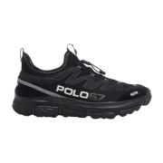 Ralph Lauren Adventure Sneakers med logga Black, Herr