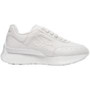 Alexander McQueen Laeder sneakers White, Dam