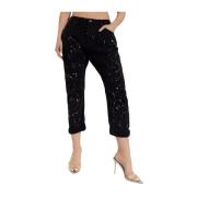 One Teaspoon Svarta låga rise Saints Limited Edition Jeans Black, Dam