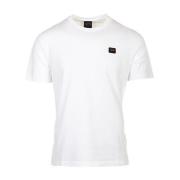 Paul & Shark Vit Bomull T-shirt Kollektion White, Herr