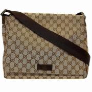 Gucci Vintage Pre-owned Canvas crossbodyvskor Brown, Dam