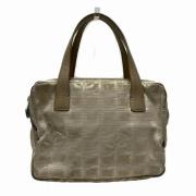 Chanel Vintage Pre-owned Canvas handvskor Beige, Dam