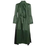 Fendi Vintage Pre-owned Silke klnningar Green, Dam