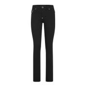 Philipp Plein Svart Heart Skinny Fit Jeggings Black, Dam