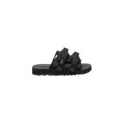 Suicoke Svarta Nylon Sandaler Black, Herr