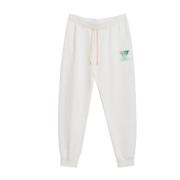 Casablanca Tennis Club Icon Joggers med broderi White, Herr