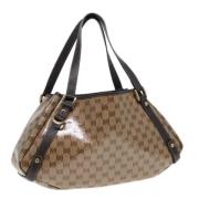 Gucci Vintage Pre-owned Canvas totevskor Beige, Dam