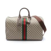 Gucci Vintage Pre-owned Canvas gucci-vskor Beige, Dam