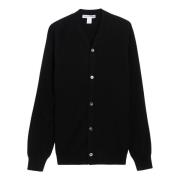 Comme des Garçons Svarta Cardigantröjor med knappstängning Black, Herr