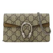 Gucci Vintage Pre-owned Canvas gucci-vskor Beige, Dam