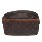 Louis Vuitton Vintage Pre-owned Canvas kuvertvskor Brown, Dam