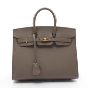 Hermès Vintage Pre-owned Laeder handvskor Gray, Dam