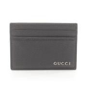 Gucci Vintage Pre-owned Laeder plnbcker Black, Herr