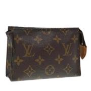 Louis Vuitton Vintage Pre-owned Canvas necessrer Brown, Dam