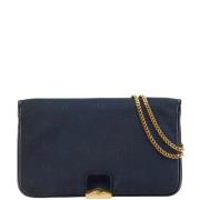 Dior Vintage Pre-owned Canvas handvskor Blue, Dam