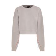 F**k Dam Sweatshirt Fw24-0102 Syntetiskt Material Beige, Dam