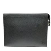 Louis Vuitton Vintage Pre-owned Laeder kuvertvskor Black, Herr