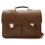 Louis Vuitton Vintage Pre-owned Laeder axelremsvskor Brown, Herr