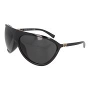 Miu Miu Oregelbunden Form Acetat Solglasögon Black, Unisex