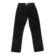 Studio Nicholson Tvättad Denim Straight Leg Byxor Gray, Dam