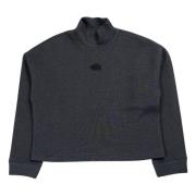 The North Face Svart Sweatshirt med Logotyp Black, Dam