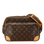 Louis Vuitton Vintage Pre-owned Tyg louis-vuitton-vskor Brown, Dam