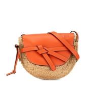 Loewe Pre-owned Pre-owned Tyg axelremsvskor Orange, Dam