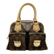 Louis Vuitton Vintage Pre-owned Tyg handvskor Brown, Dam