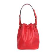 Louis Vuitton Vintage Pre-owned Laeder axelremsvskor Red, Dam