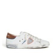 Philippe Model Lyxigt Läder Vita Sneakers Aw24 White, Herr